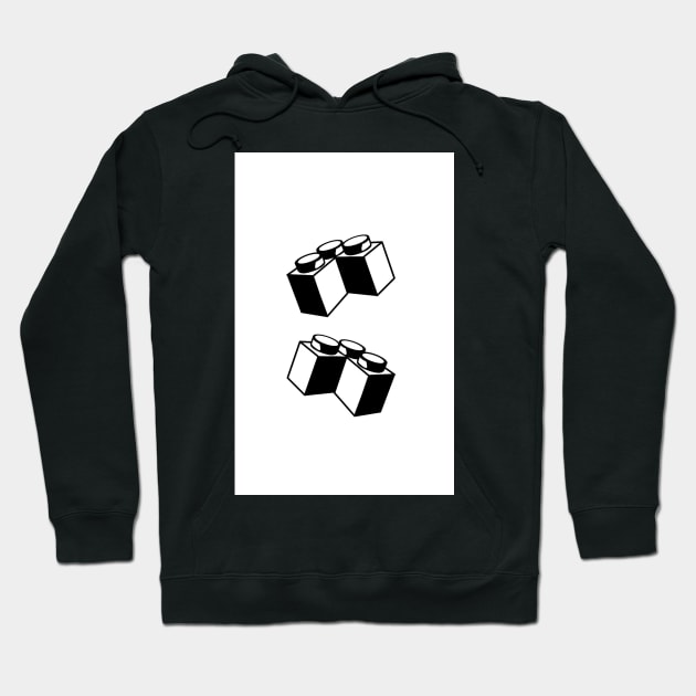 2 x 2 Brick Corner Hoodie by ChilleeW